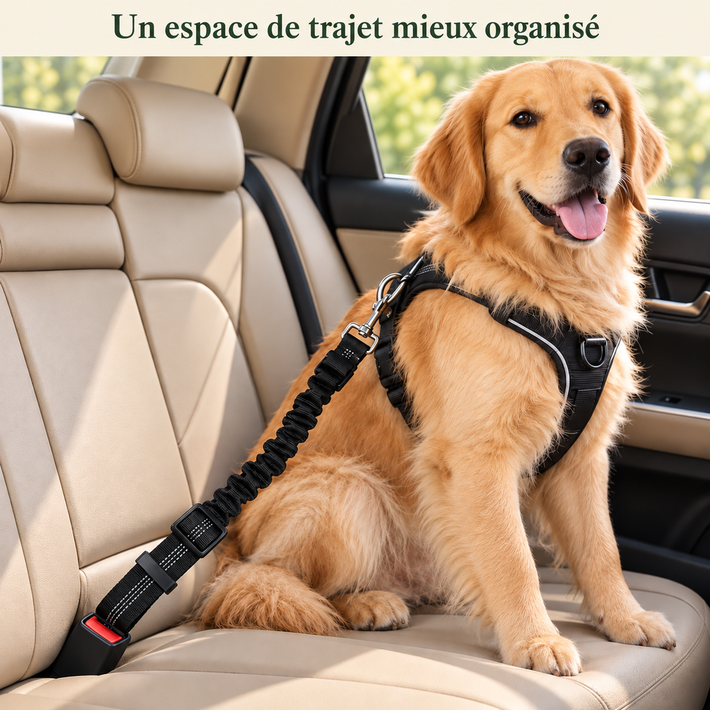 Ceinture de sécurité pour chien (lot de 2)