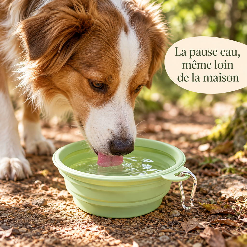 Gamelle de voyage pliable pastel