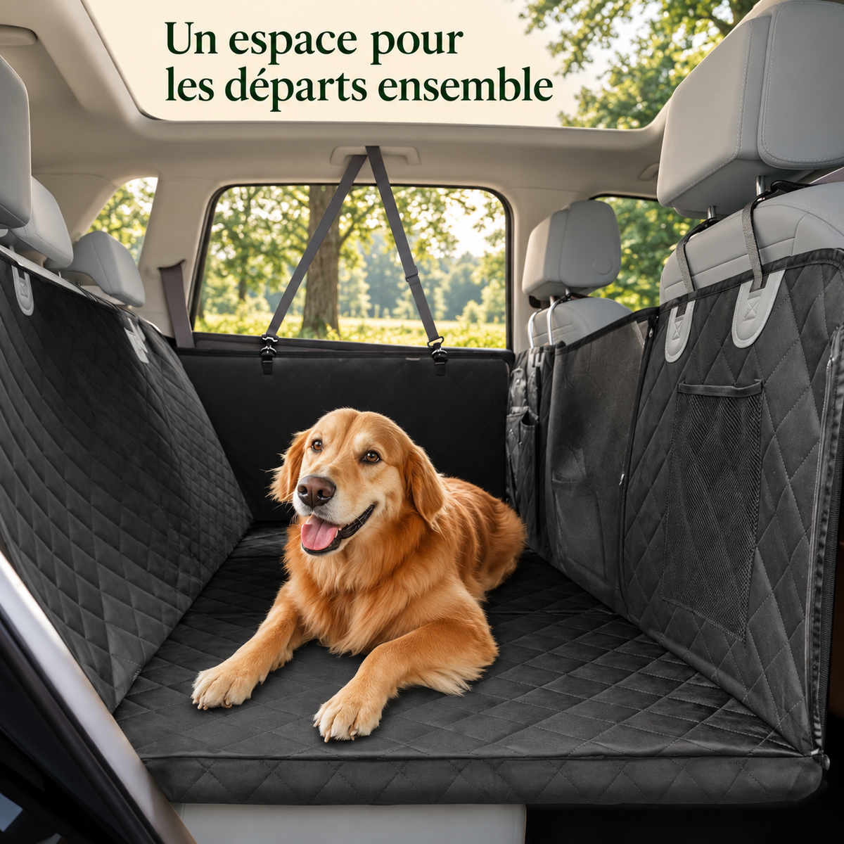 Housse hamac de voiture avec extension