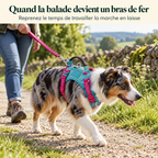 Harnais anti-traction rembourré