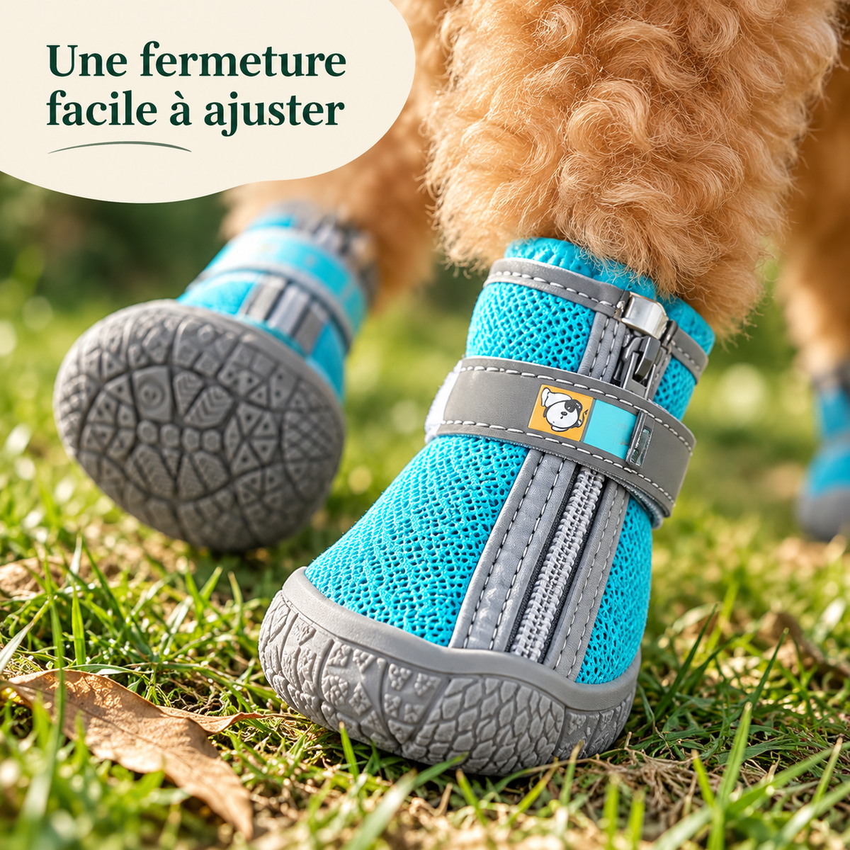 Chaussures en peluche pour chien
