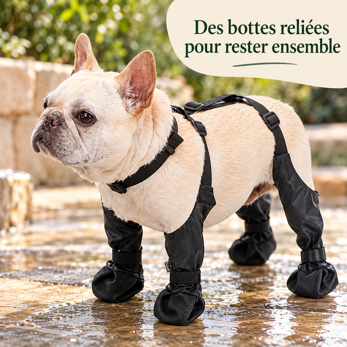 Bottes imperméables pour chien