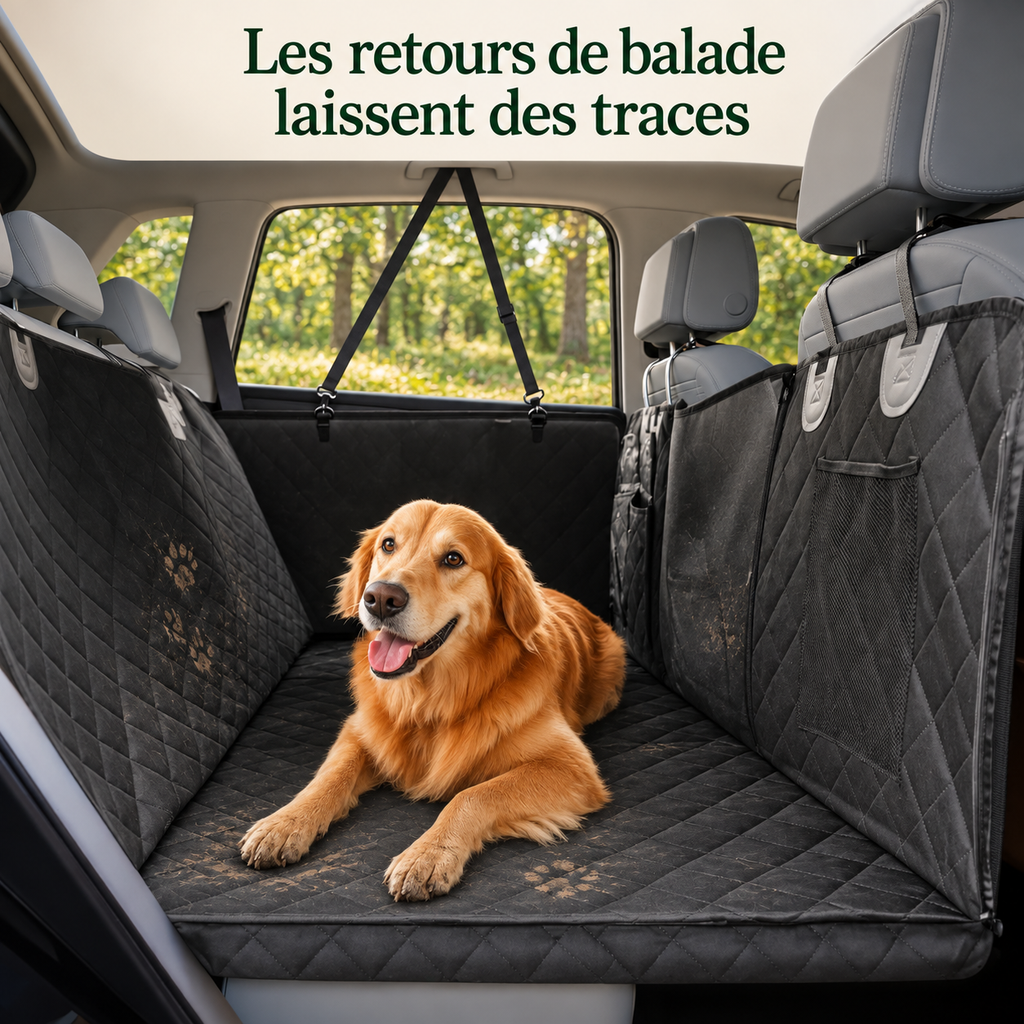 Housse hamac de voiture avec extension