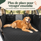 Housse de banquette à fond rigide pour chien