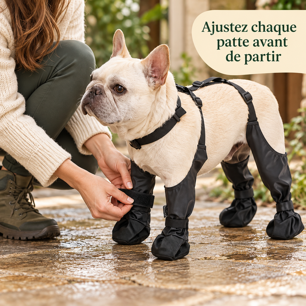 Bottes imperméables pour chien