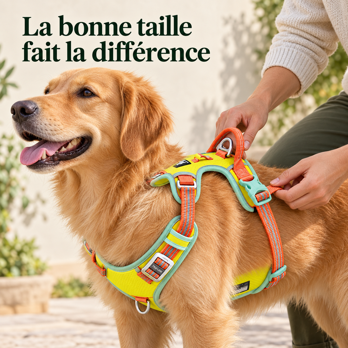 Harnais anti-traction — Sentier