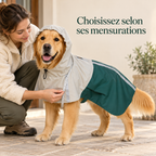 Imperméable à capuche pour chien