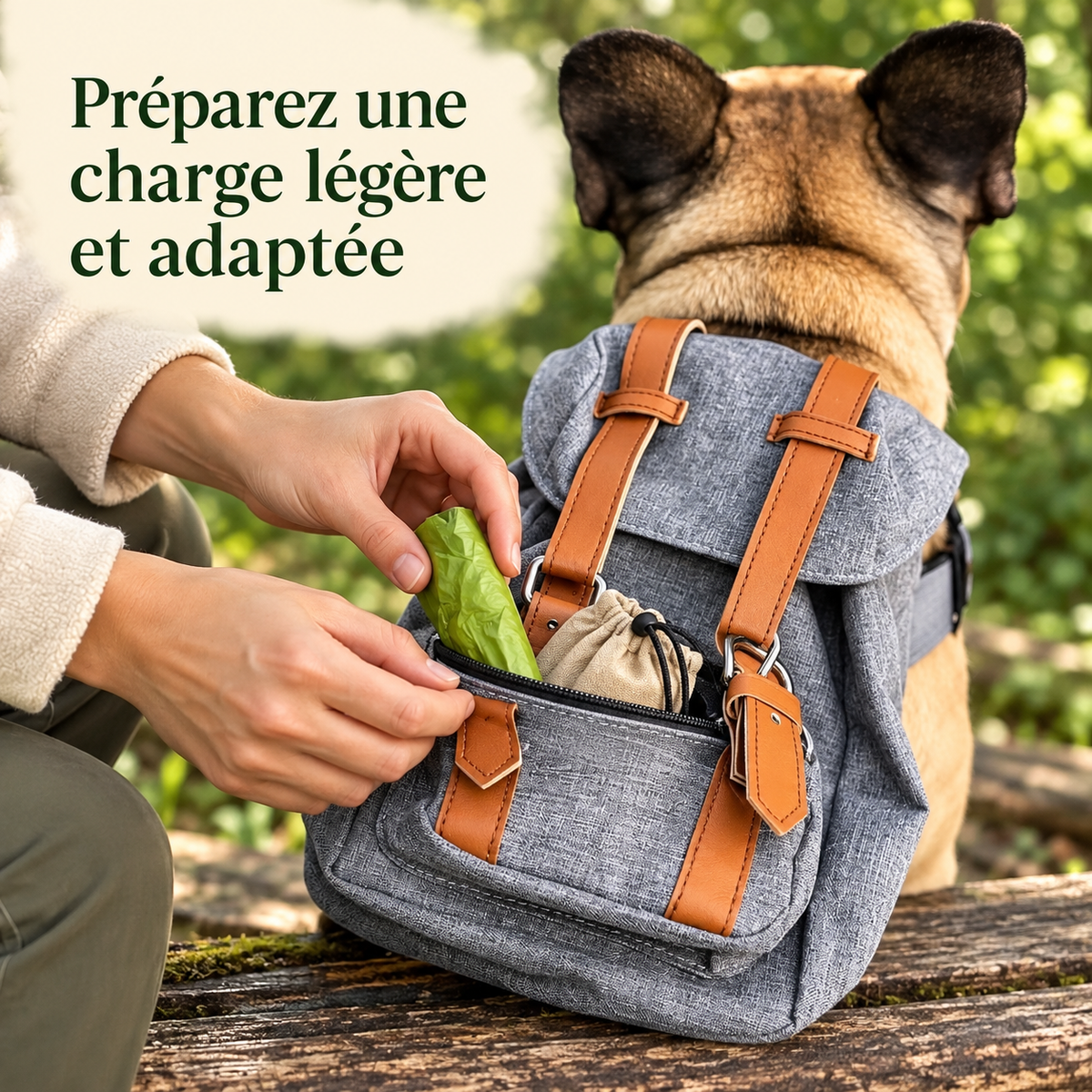 Sac à dos de randonnée pour chien