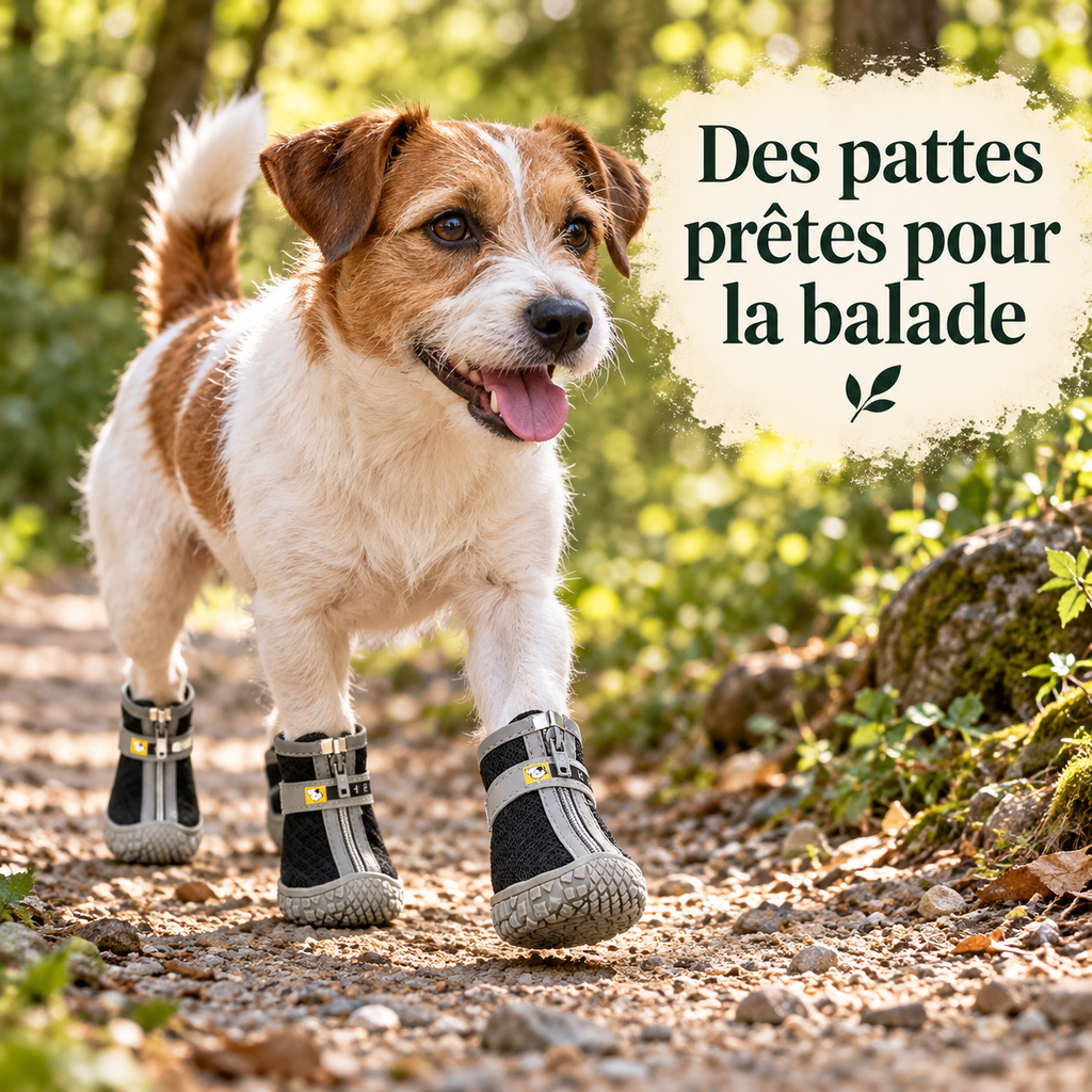 Chaussures en peluche pour chien