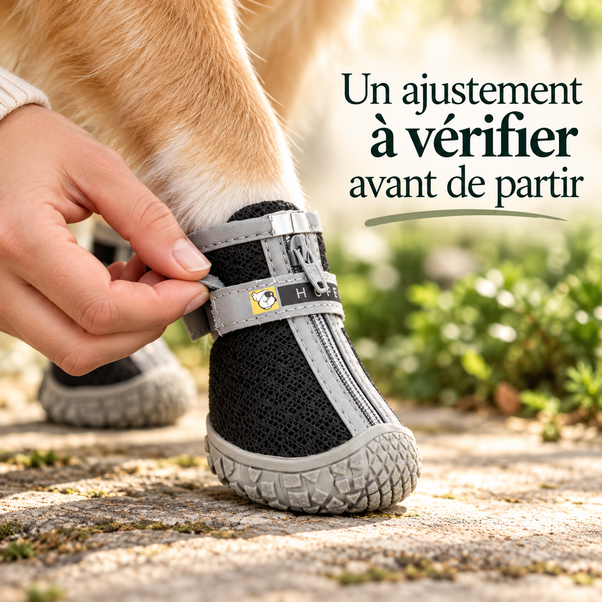 Chaussures en peluche pour chien