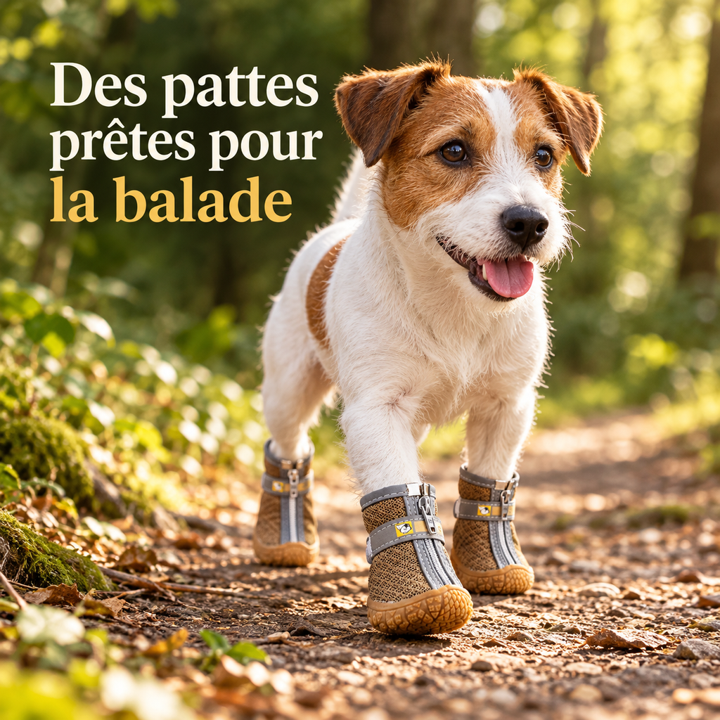 Chaussures en peluche pour chien