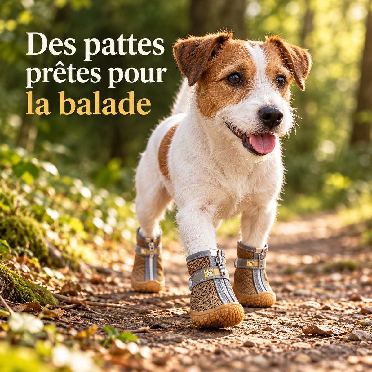 Chaussures en peluche pour chien