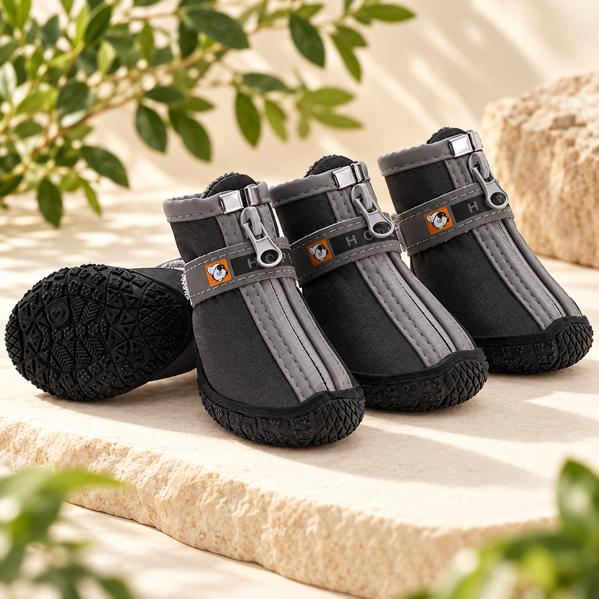 Chaussures en peluche pour chien
