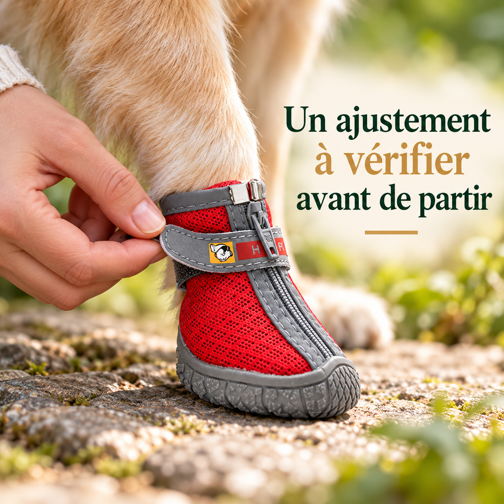 Chaussures en peluche pour chien
