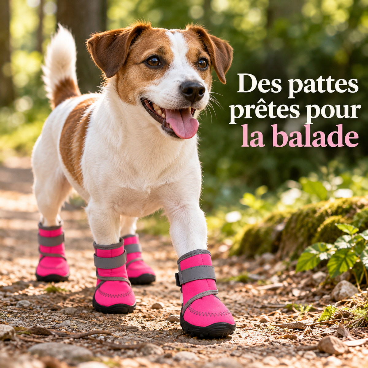Bottes hautes pour chien