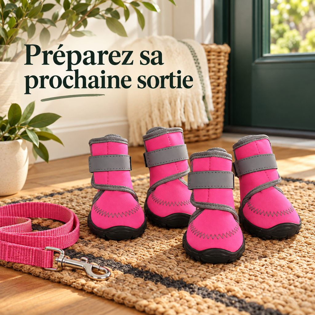 Bottes hautes pour chien