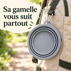 Gamelle de voyage pliable pastel