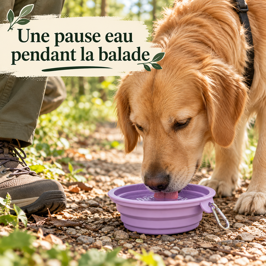 Gamelle de voyage pliable pastel