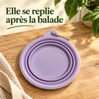 Gamelle de voyage pliable pastel