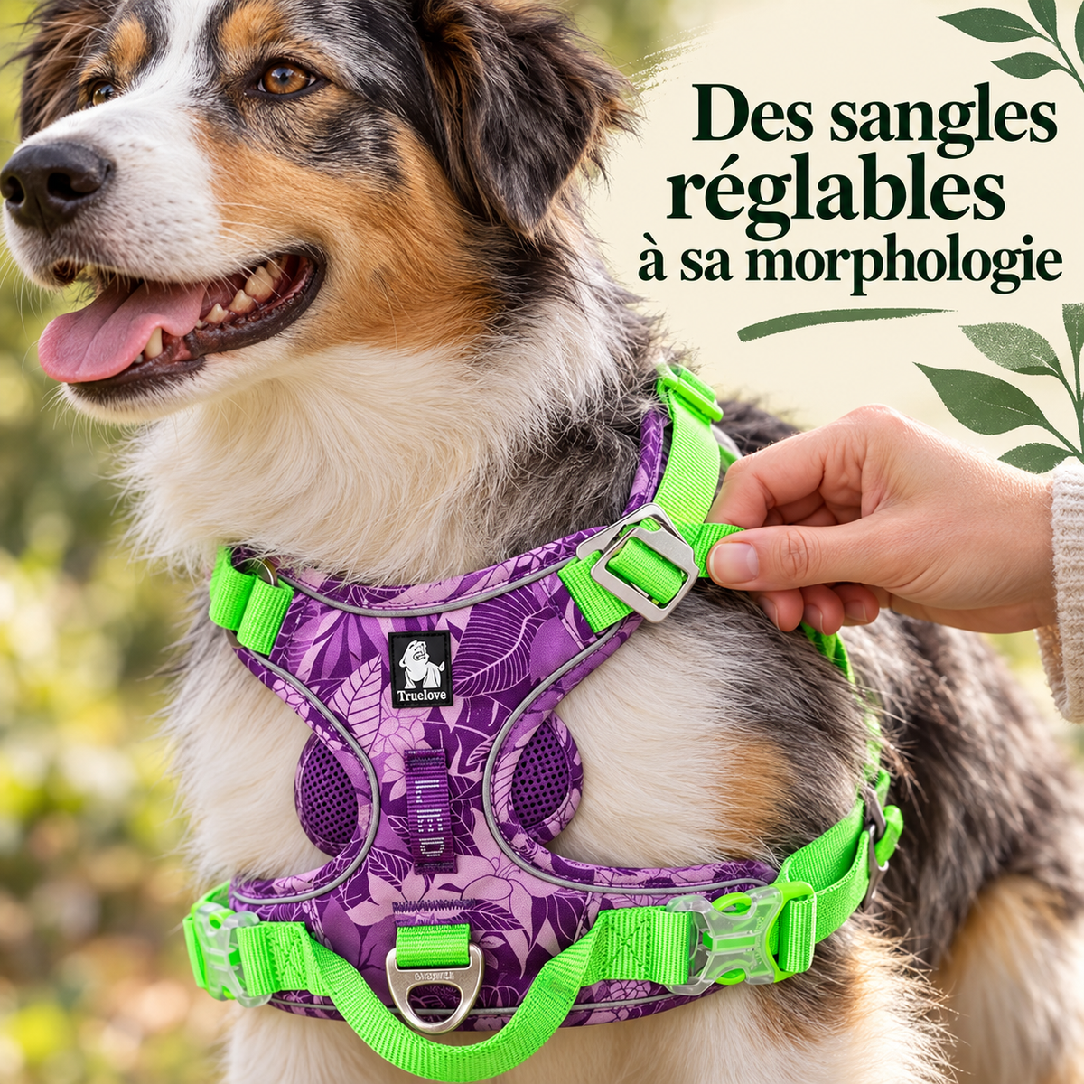 Harnais anti-traction — Sentier