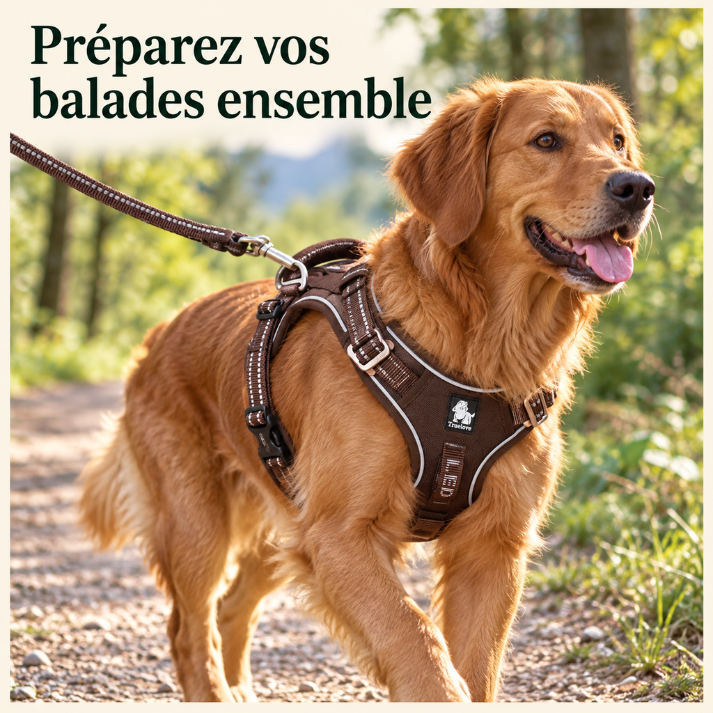 Harnais anti-traction — Sentier