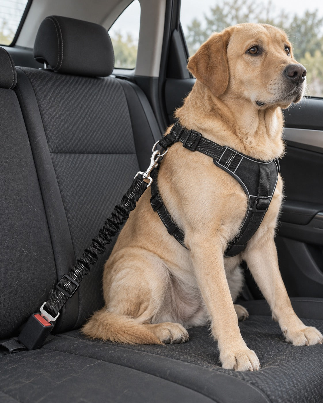 Ceinture de sécurité pour chien (lot de 2), Modele unique — vue d’ensemble
