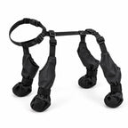 Bottes imperméables pour chien, Noir — produit seul. Taille présentée : S (gabarit indicatif).