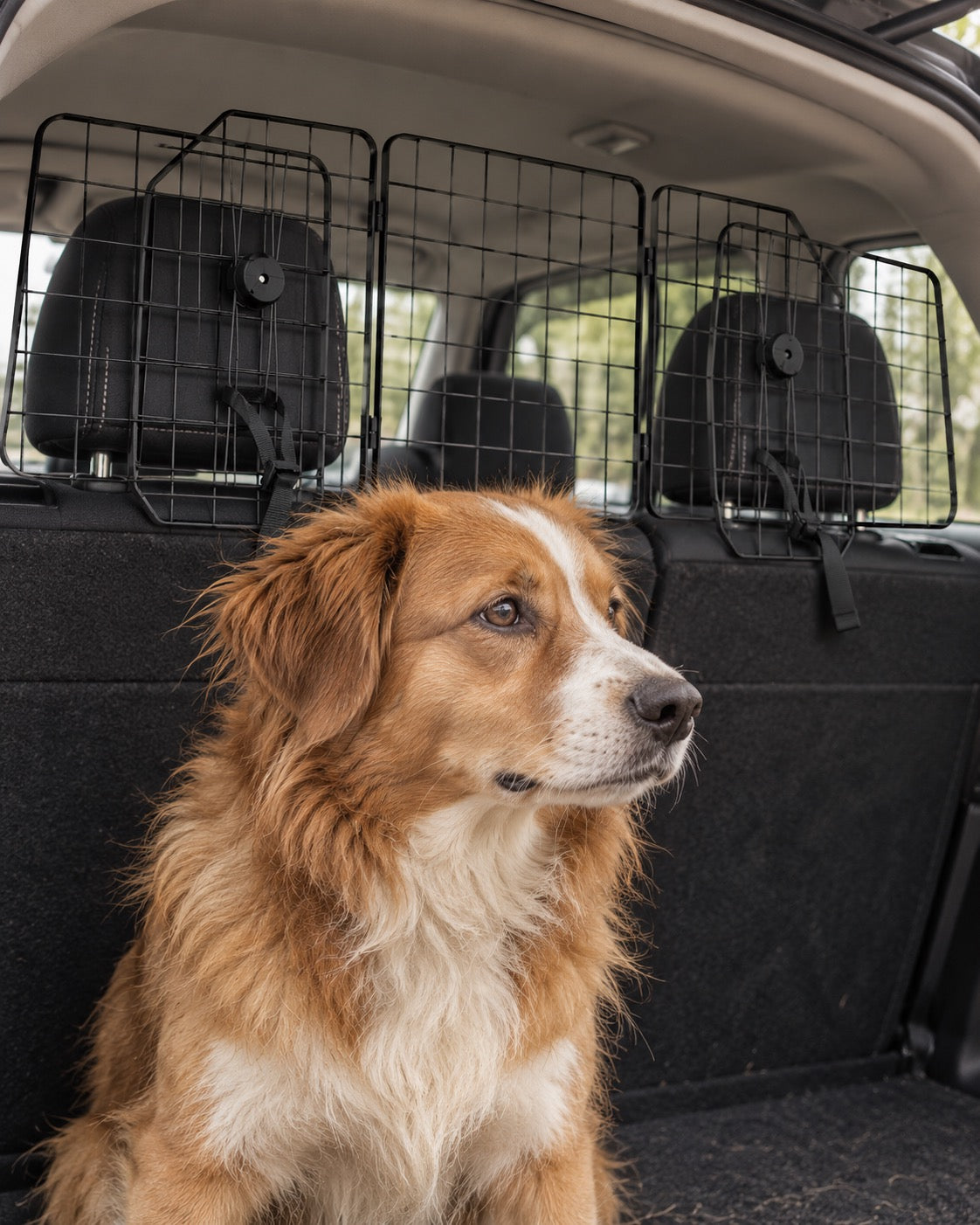 Grille de séparation voiture pour chien, Modele unique — vue rapprochée