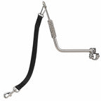 Laisse vélo pour chien en inox avec amortisseur, Modele unique — produit seul