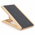 Rampe pour chien en bois massif réglable 70 cm, Modele unique — produit seul. Taille présentée : 70 cm.