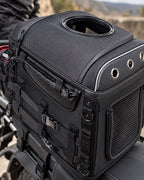Sac de transport moto pour chien et chat, Modele unique — détails et finitions
