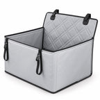 Siège de voiture pour chien avec cadre, Gris — produit seul