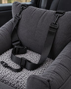 Siège de voiture pour chien — Confort, Gris — détails et finitions