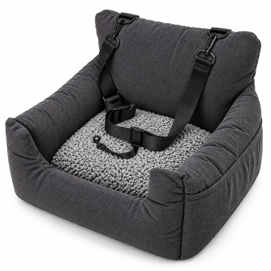 Siège de voiture pour chien — Confort, Gris — produit seul