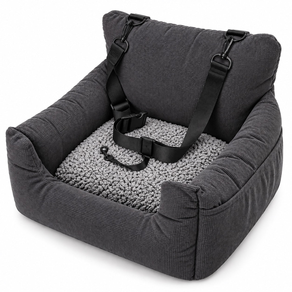 Siège de voiture pour chien — Confort, Gris — produit seul