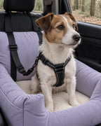 Siège de voiture pour chien — Confort, Violet — vue rapprochée