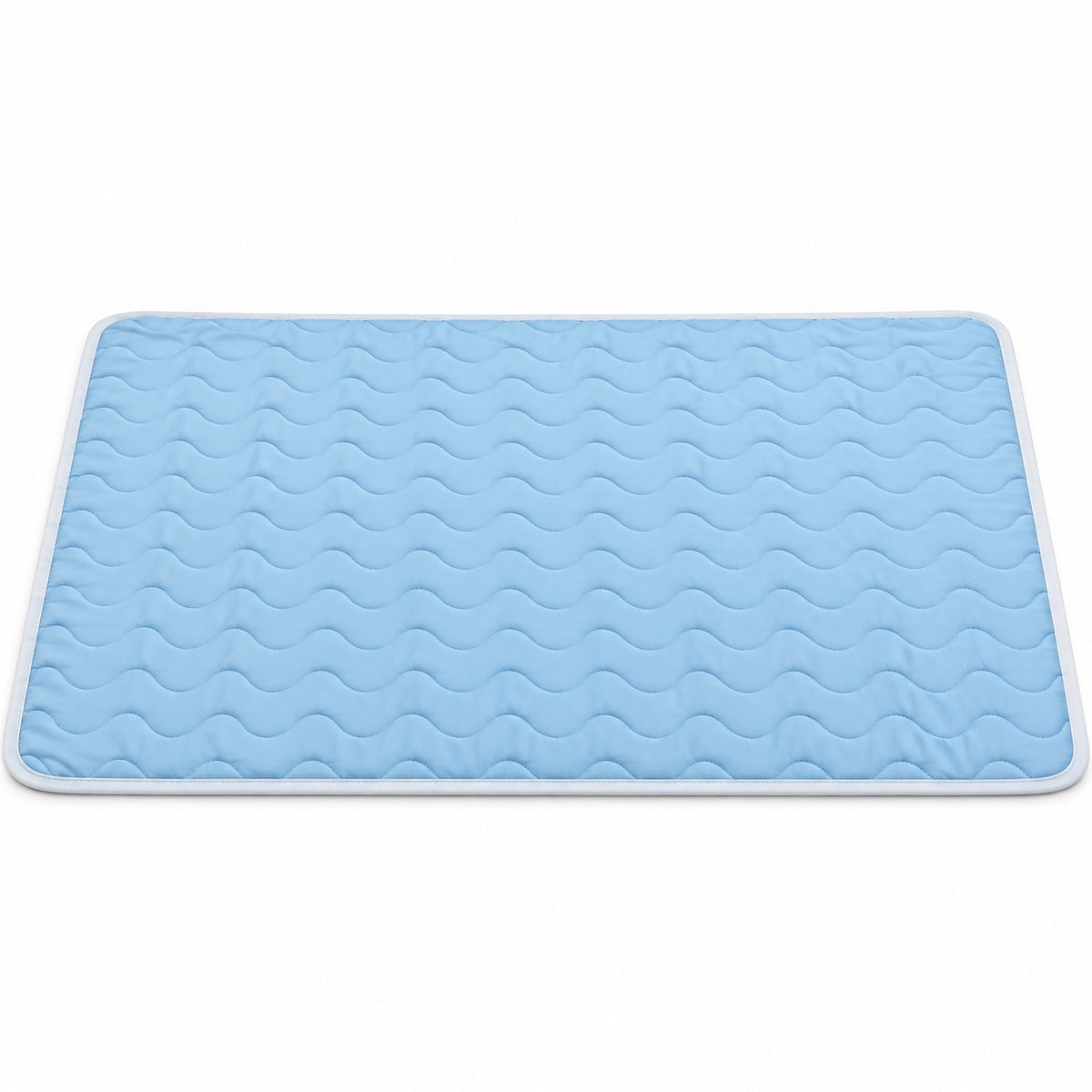Tapis rafraîchissant pour chien, Bleu clair — vagues 100x150 cm — produit seul